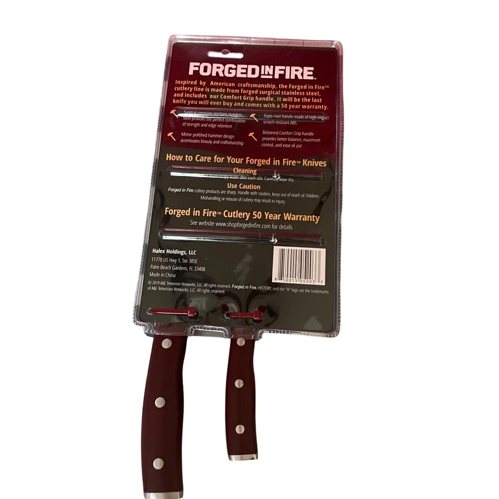 Forged in Fire 2 Pc‎ Chef Knife Set 8
